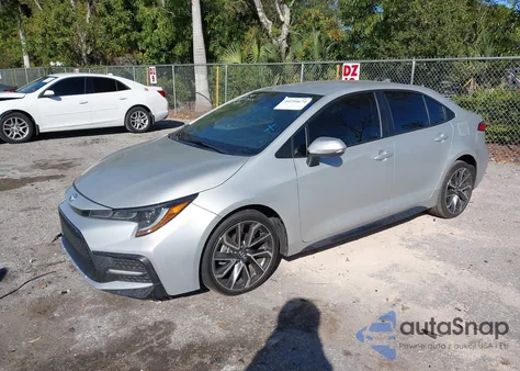 2021 Toyota Corolla Se z USA, uszkodzony, nr VIN 5YFS4MCE7MP062485